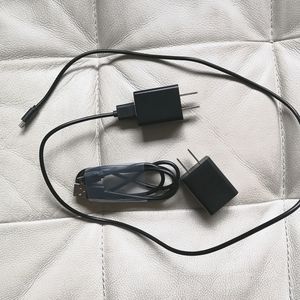 2 New Micro USB Cable AC to DC 5V 2A Power Adapter Mobile Phone Charger